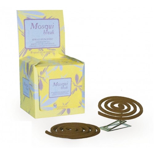 MOSQUI BREAK spirali - Spirali d’incenso non gradite agli insetti